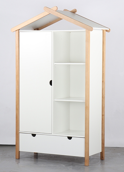 Alouette Wardrobe with 1 Door and 1 Drawer